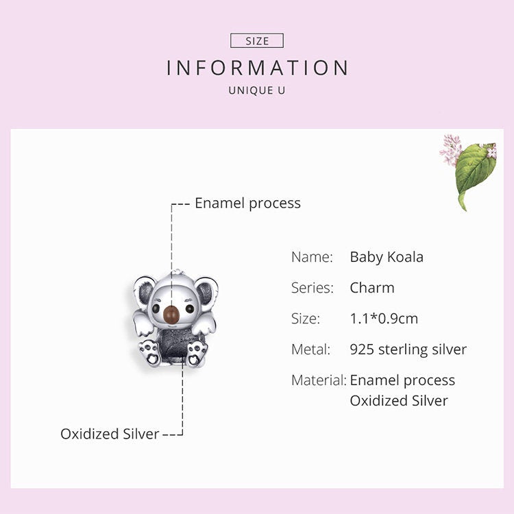 Koala Charm Beads