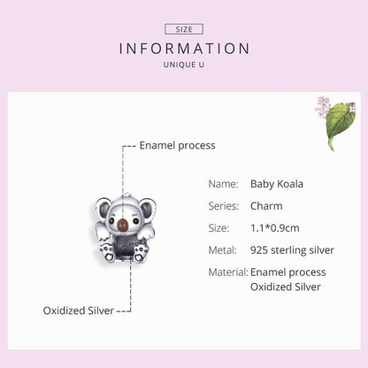 Koala Charm Beads