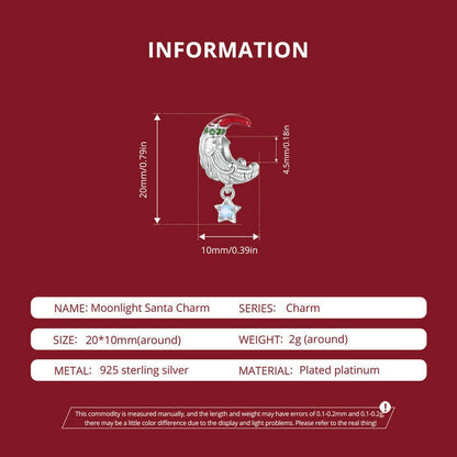 Moonlight Santa Charm