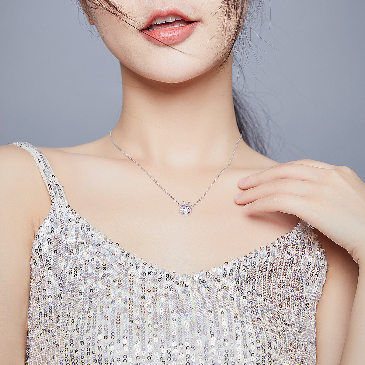 Sparkling Ladybug Necklace