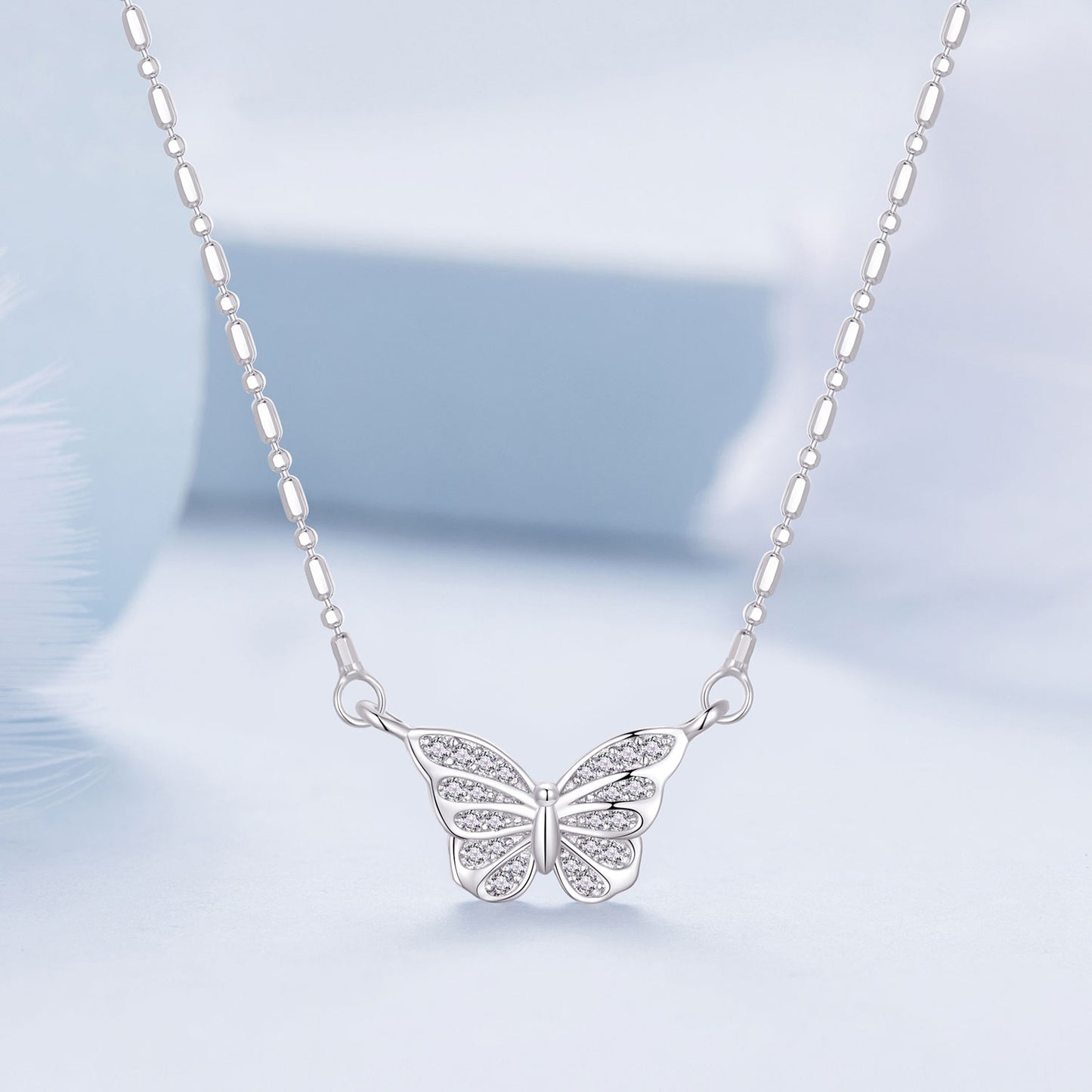 Fluttering Butterfly Necklace