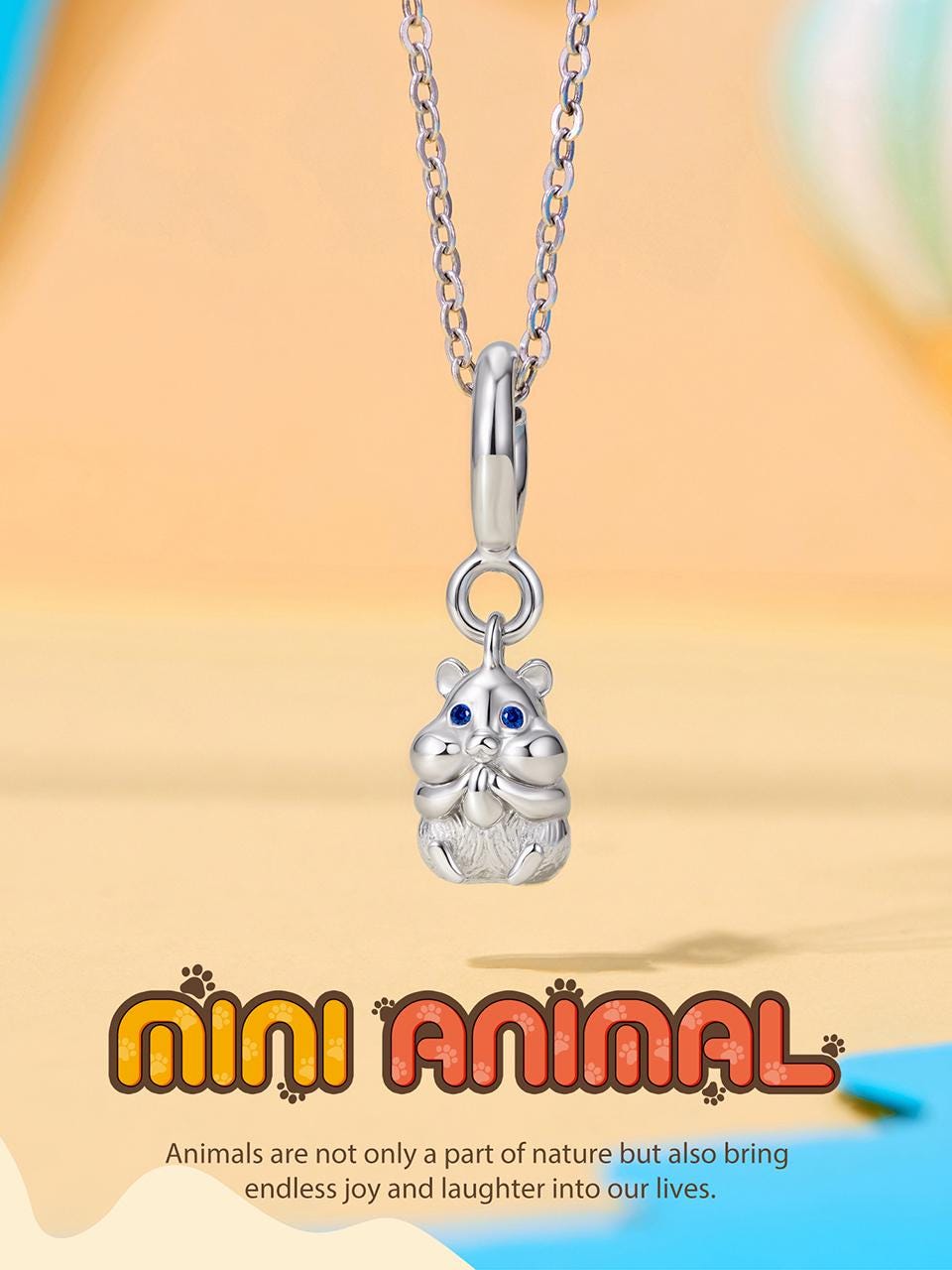 Hamster Locket Pendant Charm