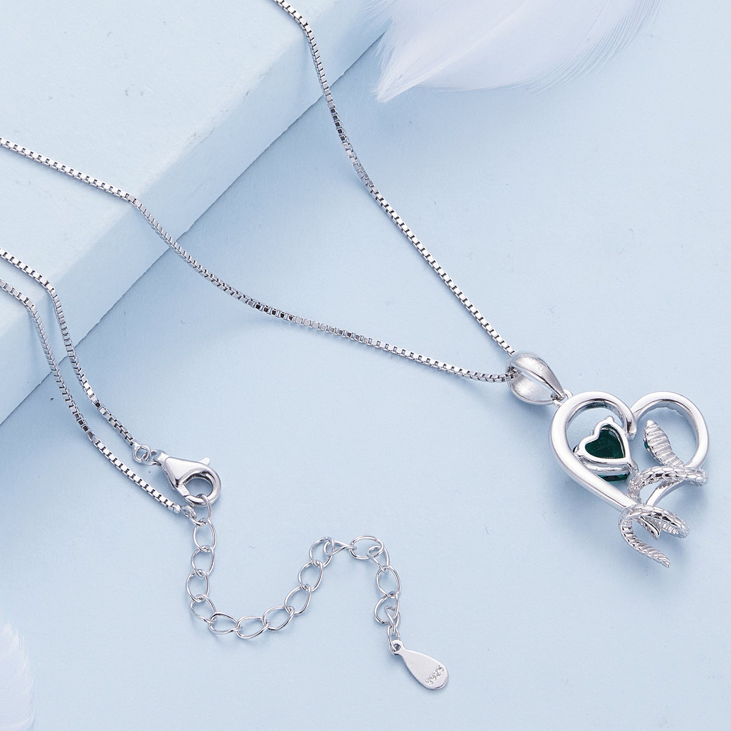 Elegant Serpent Heart Necklace