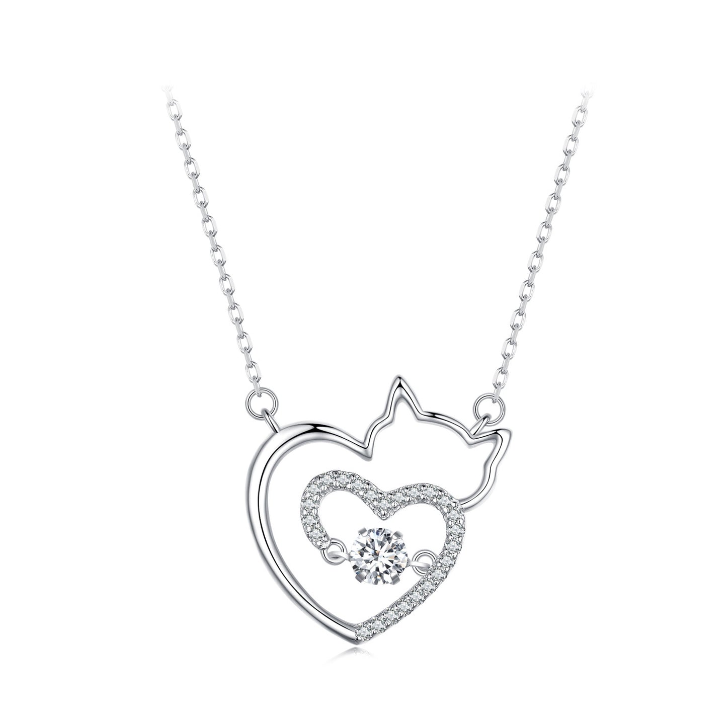 Playful Cat Necklace