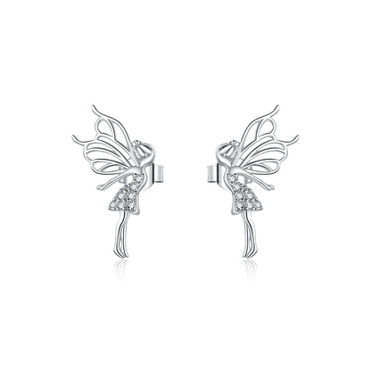 Floral Fairy Hoop Earrings