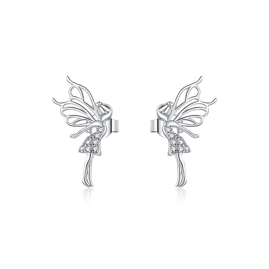 Floral Fairy Hoop Earrings