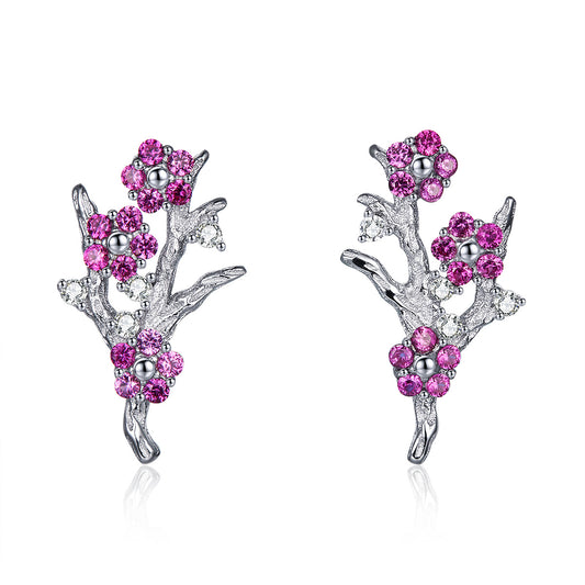 Plum Blossom Earrings