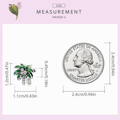 Summer Coconut Tree Charm