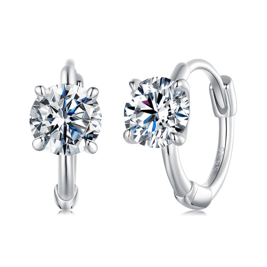 Sparkling Moissanite Ear Climbers