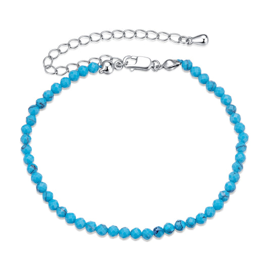Synthetic Blue Stone Bracelet