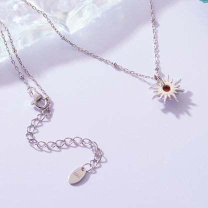 Radiant Sun Pendant Necklace