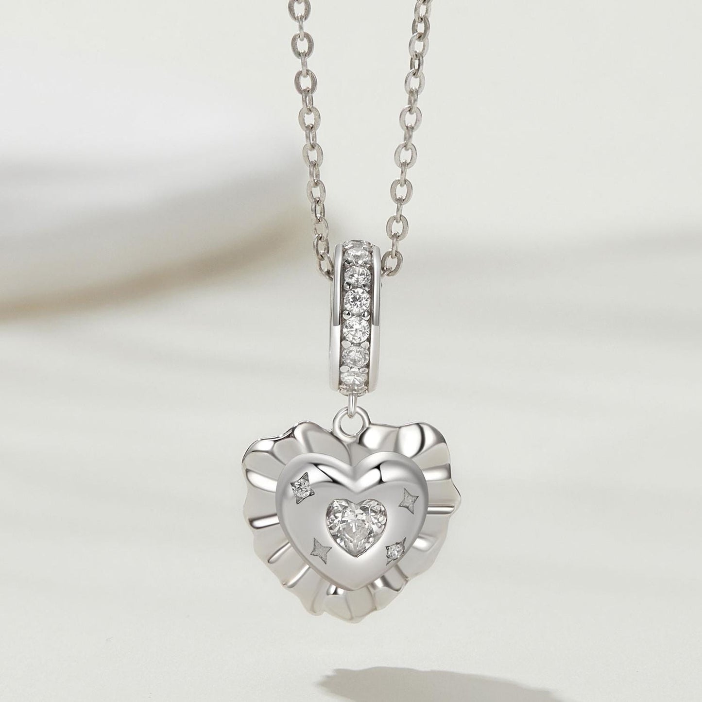 Heart Pillow Pendant Charm