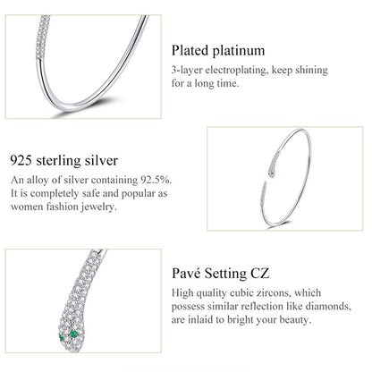 Adjustable Serpent Bangle