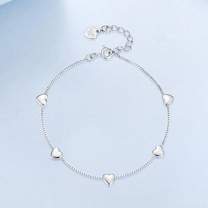 Heart Charm Bracelet