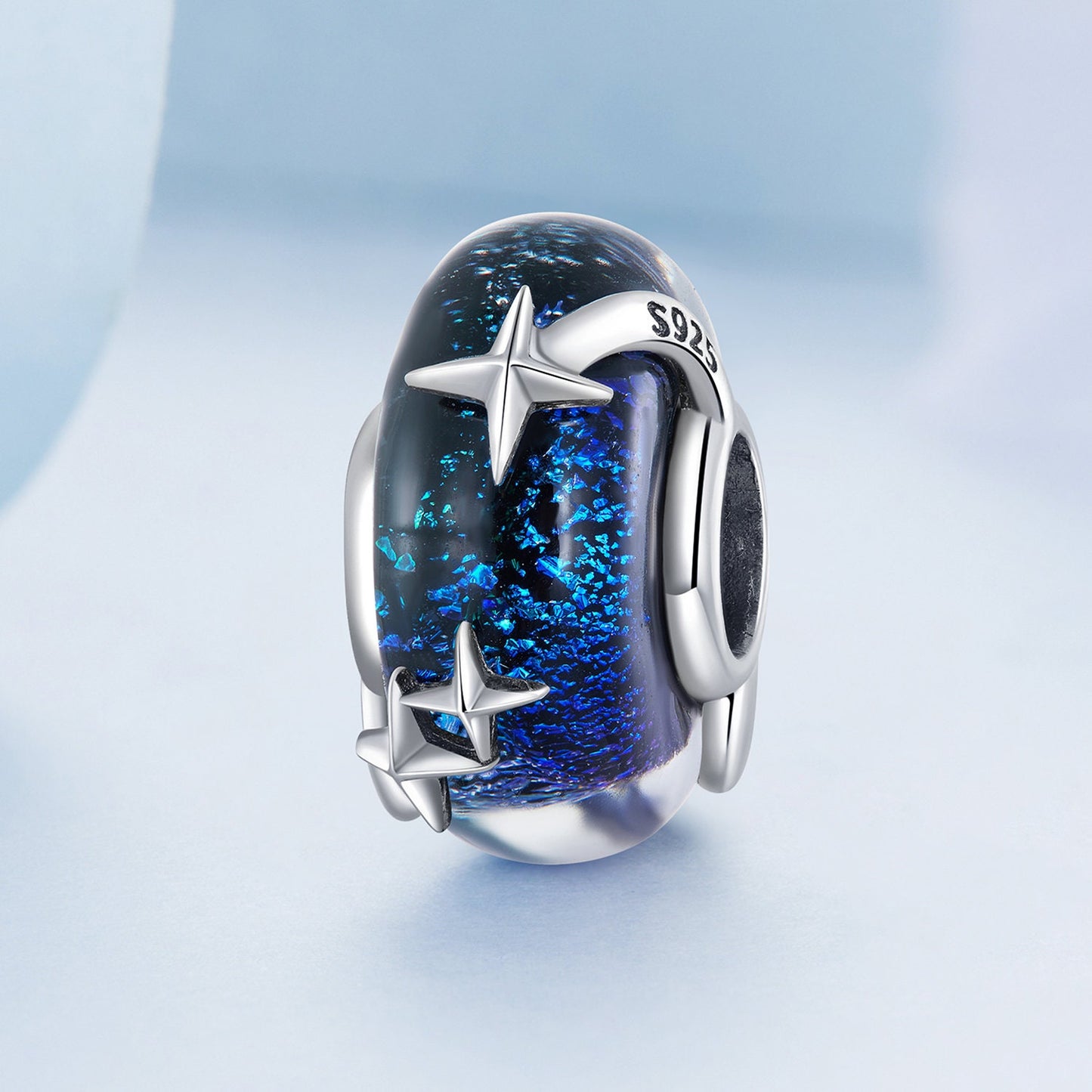 Starry Glass Bead Charm