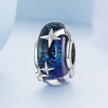 Starry Glass Bead Charm