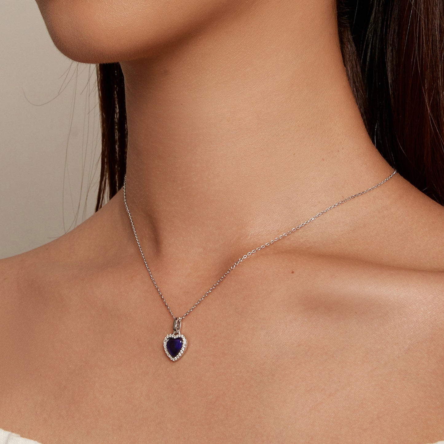 Mood Heart Charm Necklace