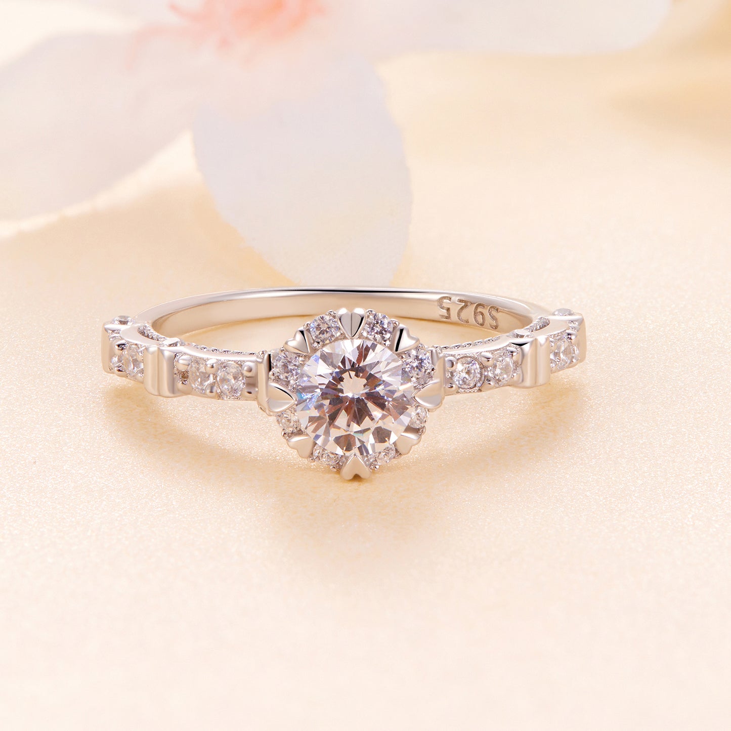 Exquisite Moissanite Ring
