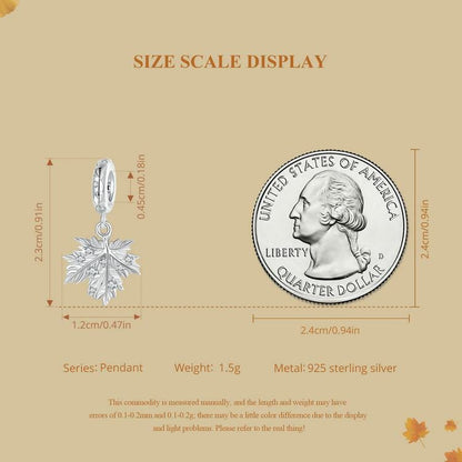 Maple Leaf Pendant Charm