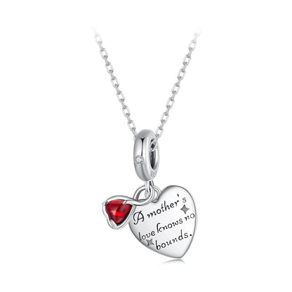 Mother's Day Heart Pendant Charm