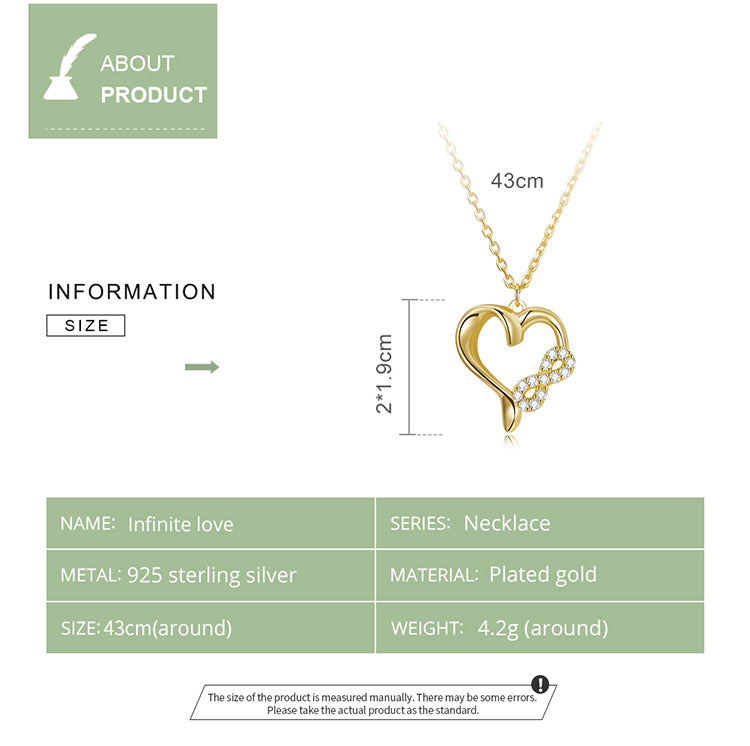 Eternal Heart Pendant Necklace