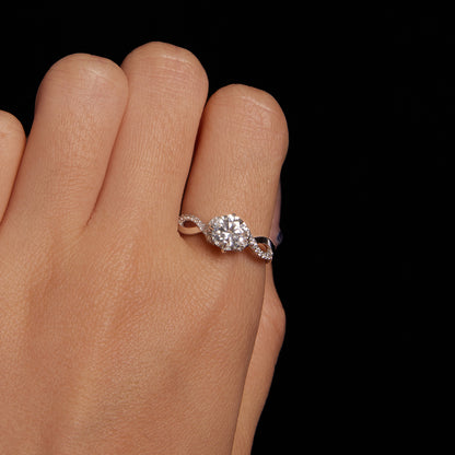 1CT Timeless Elegance Moissanite Ring