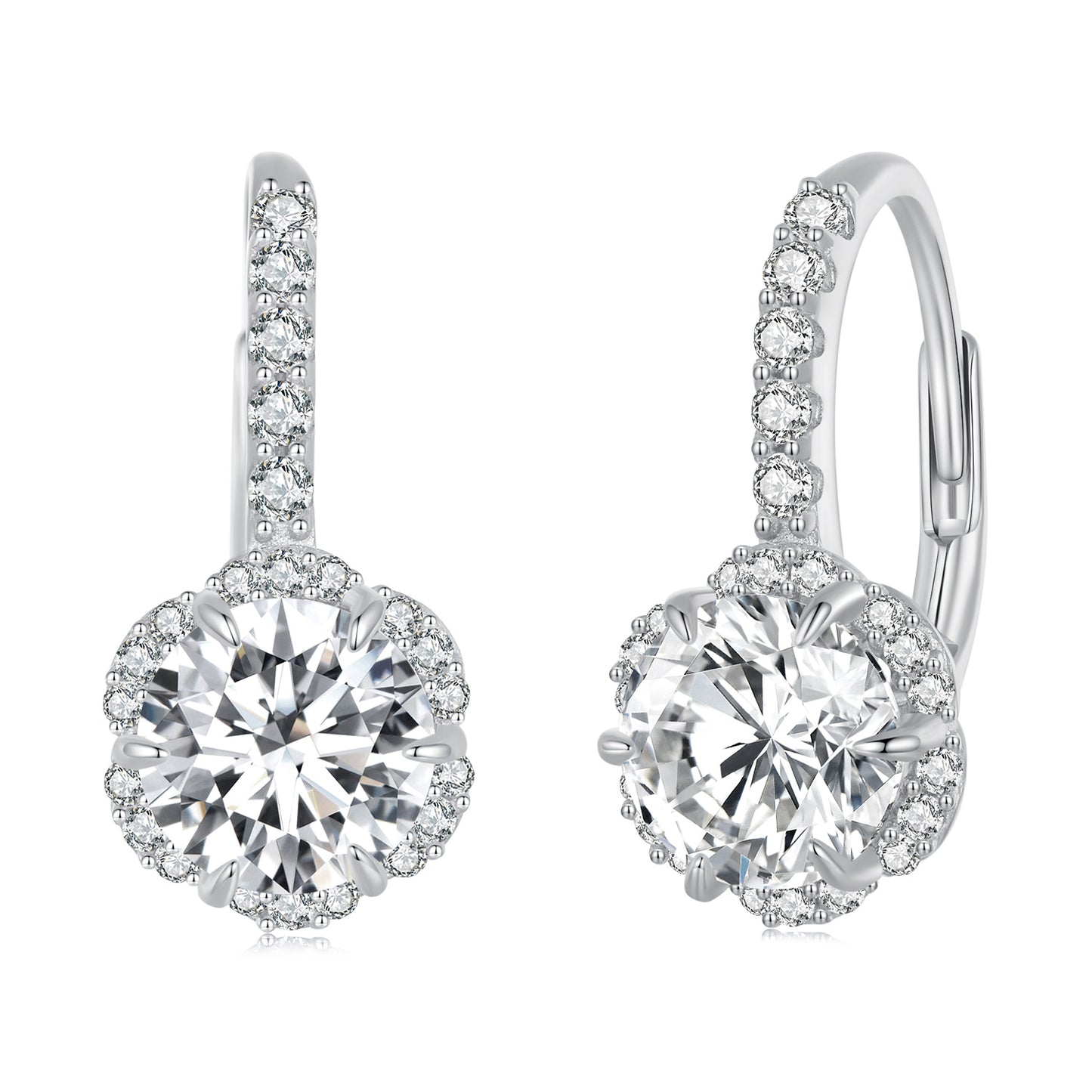 1ct Moissanite Spring Earring