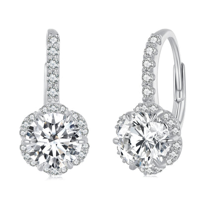 1ct Moissanite Spring Earring