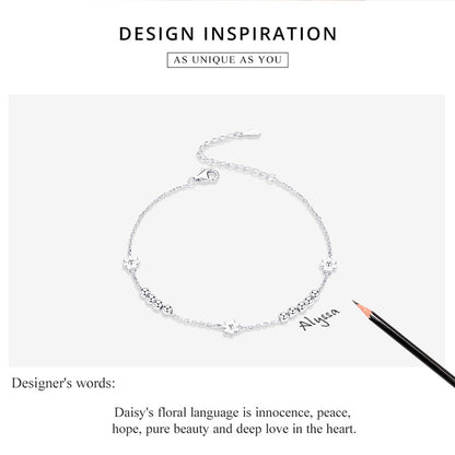 Daisy Floral Bracelet