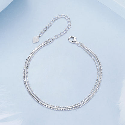 Minimalist Triple-Layer Bracelet