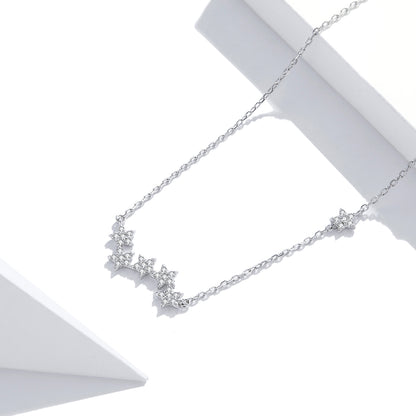 Dazzling Star Cluster Necklace