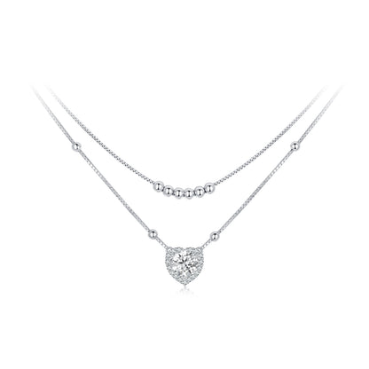 Double-Layer Moissanite Necklace