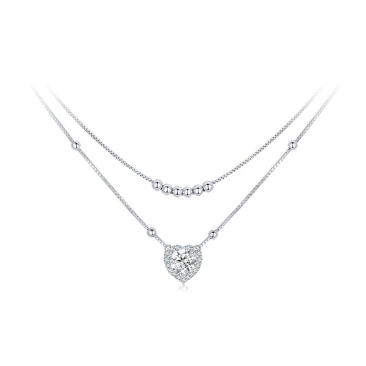 Double-Layer Moissanite Necklace