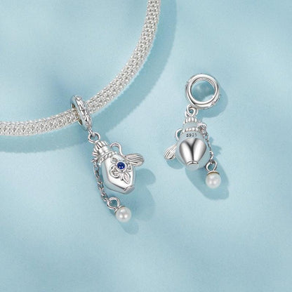 Vintage Perfume Bottle Pendant Charm