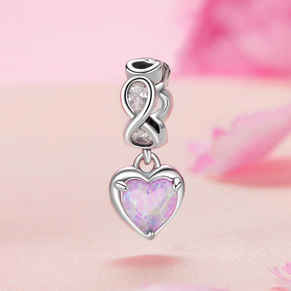Inifinite Heart Pendant Charm