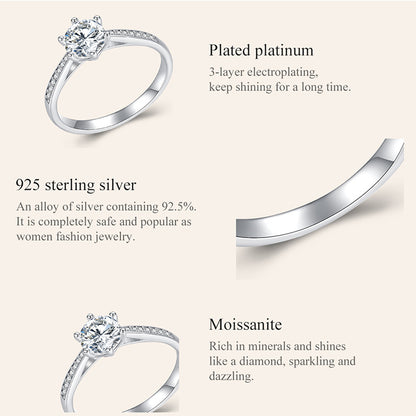 Dazzling Moissanite Ring