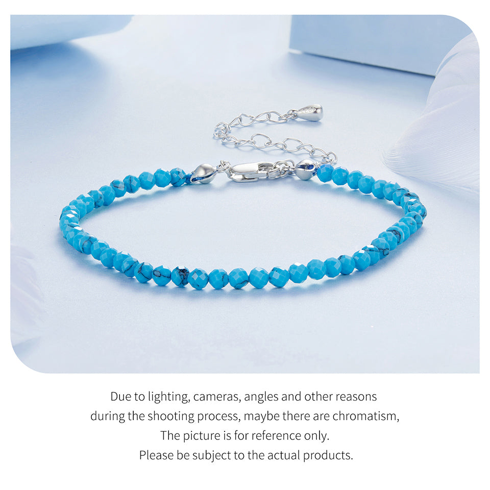 Synthetic Blue Stone Bracelet