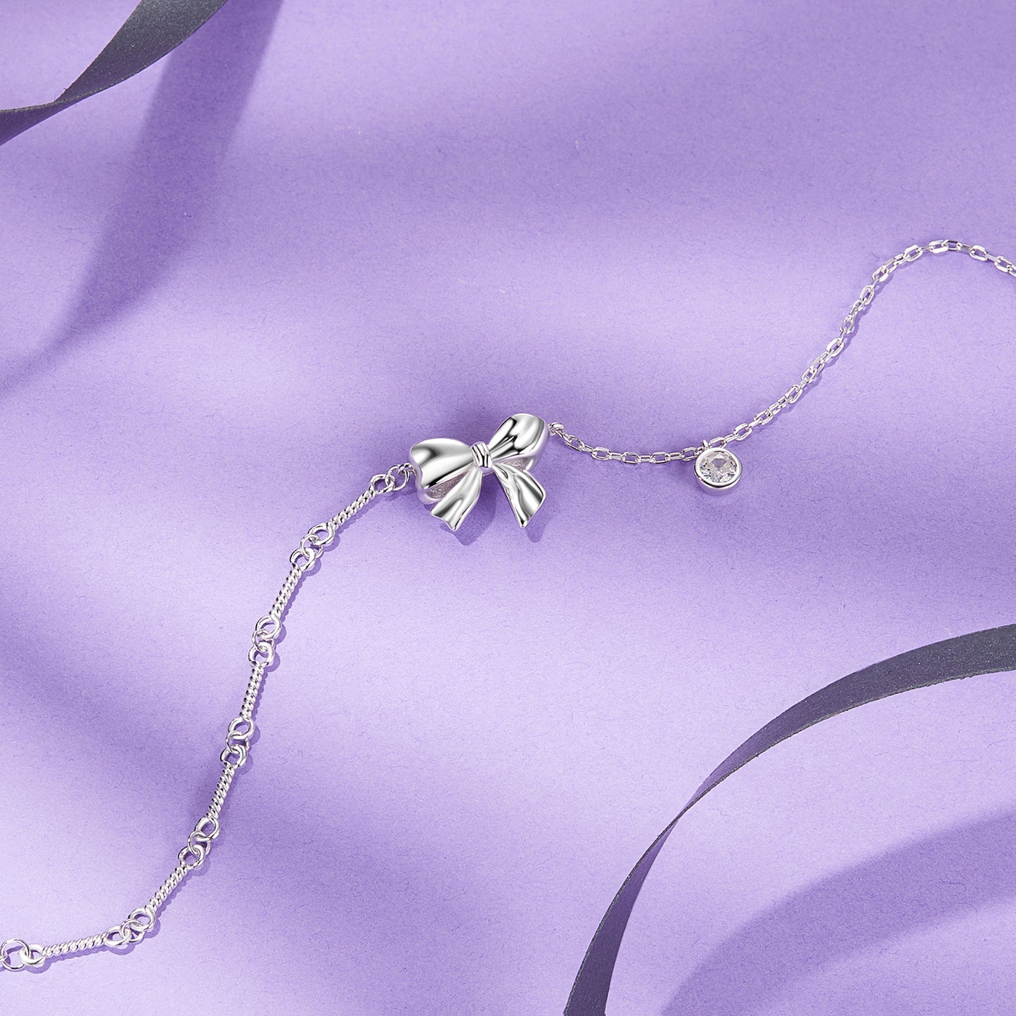 Bow Charm Bracelet