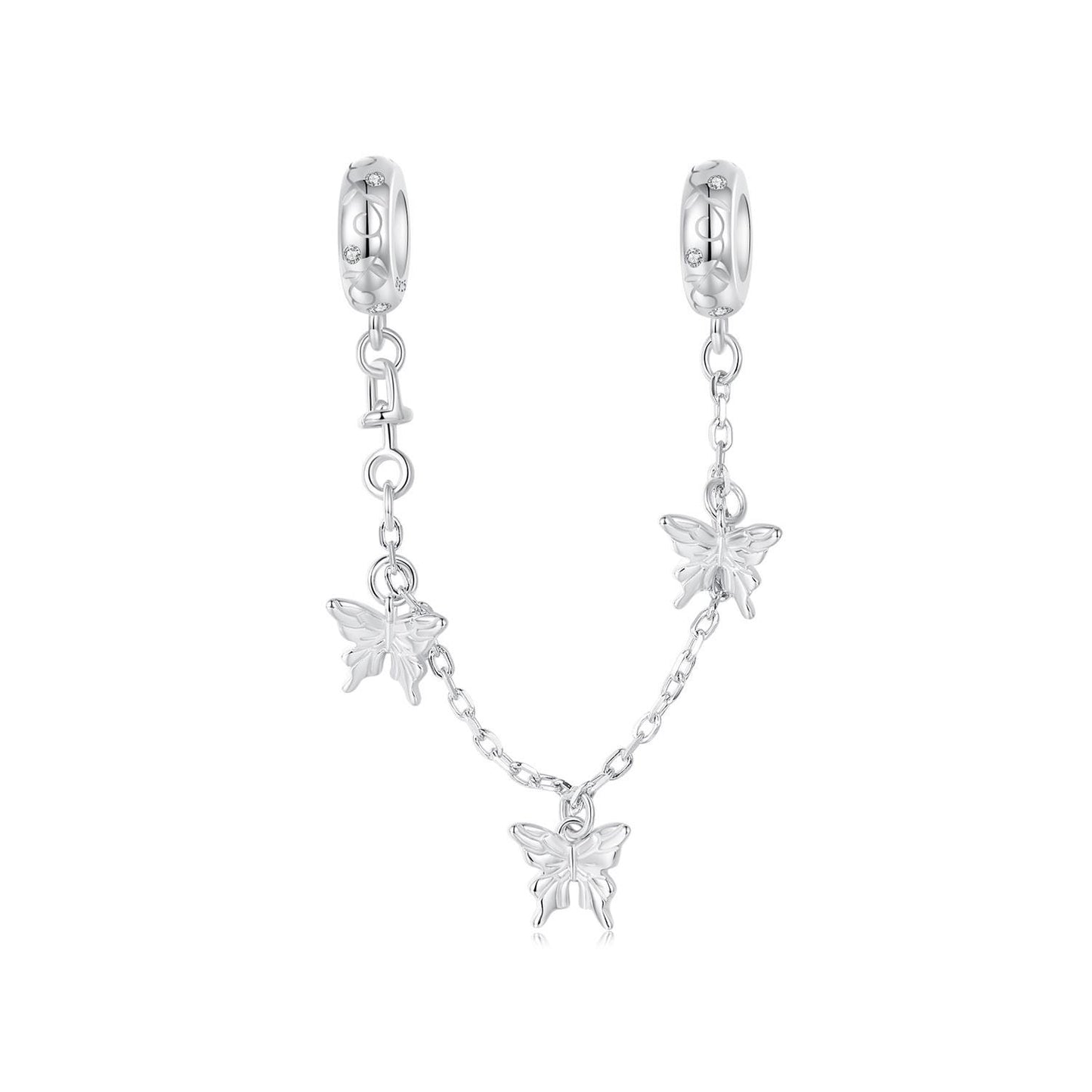 Butterfly Safety Chain Charm