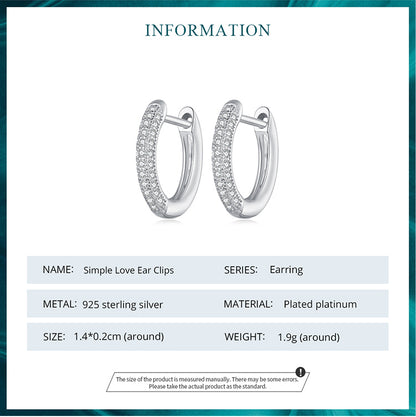 Minimalist Heart Clip-On Earrings