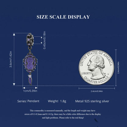 Magic Mirror Pendant Charm