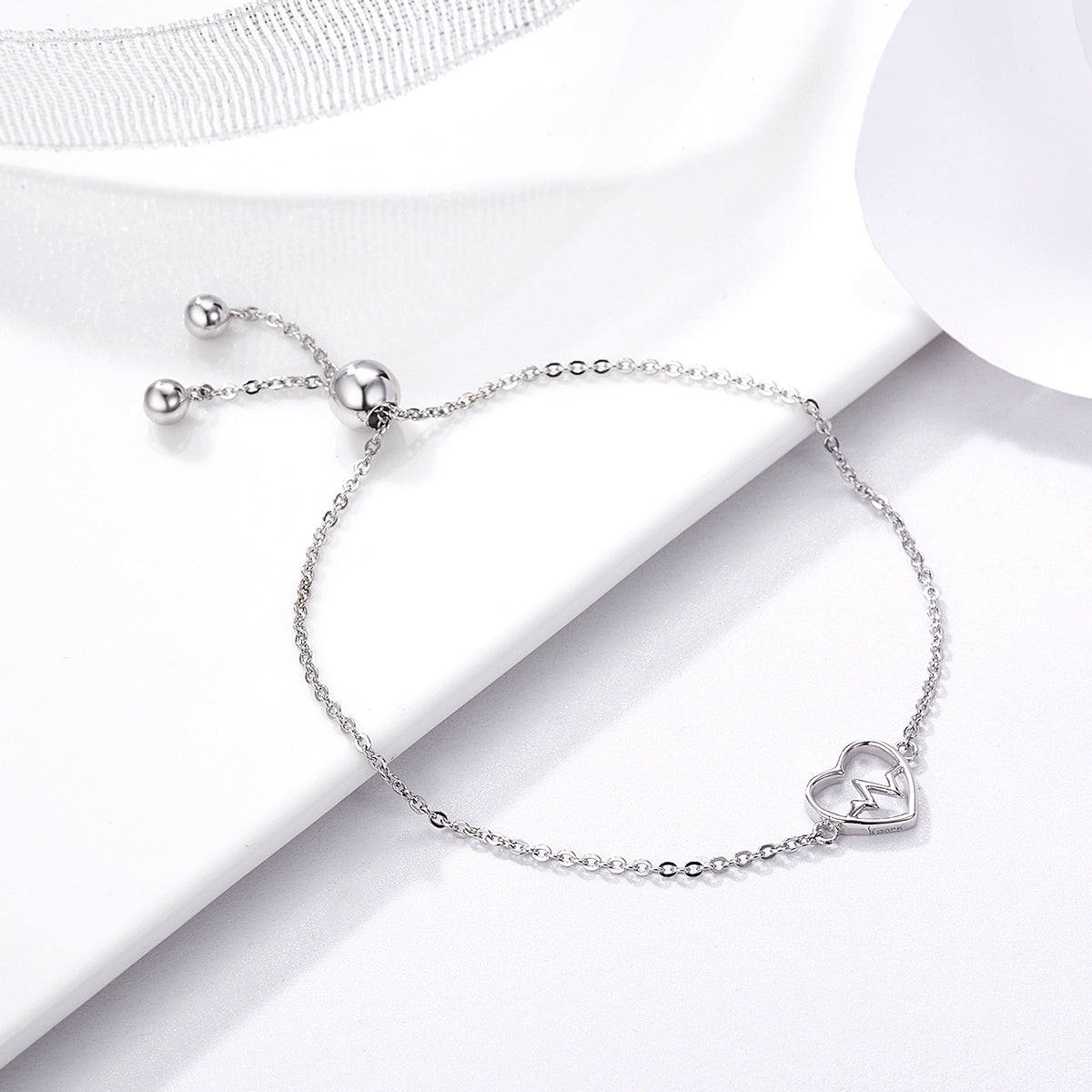 Heartbeat Pattern Bracelet