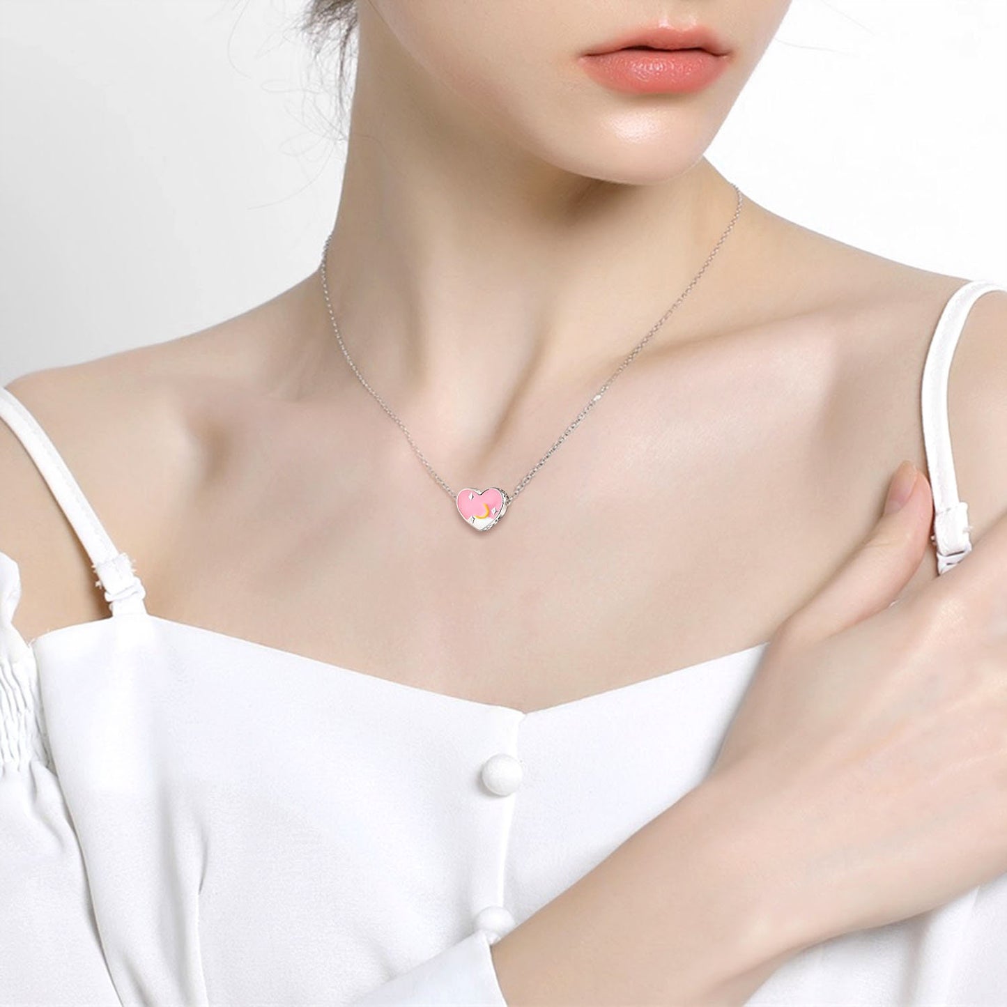 Moon Pink Love Charm