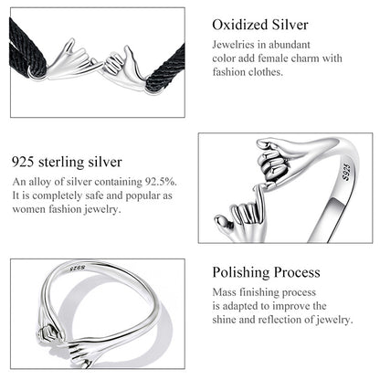 Hand-in-Hand Woven Bracelet