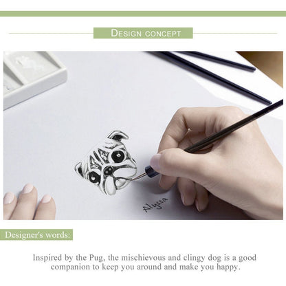 Pug Puppy Charm