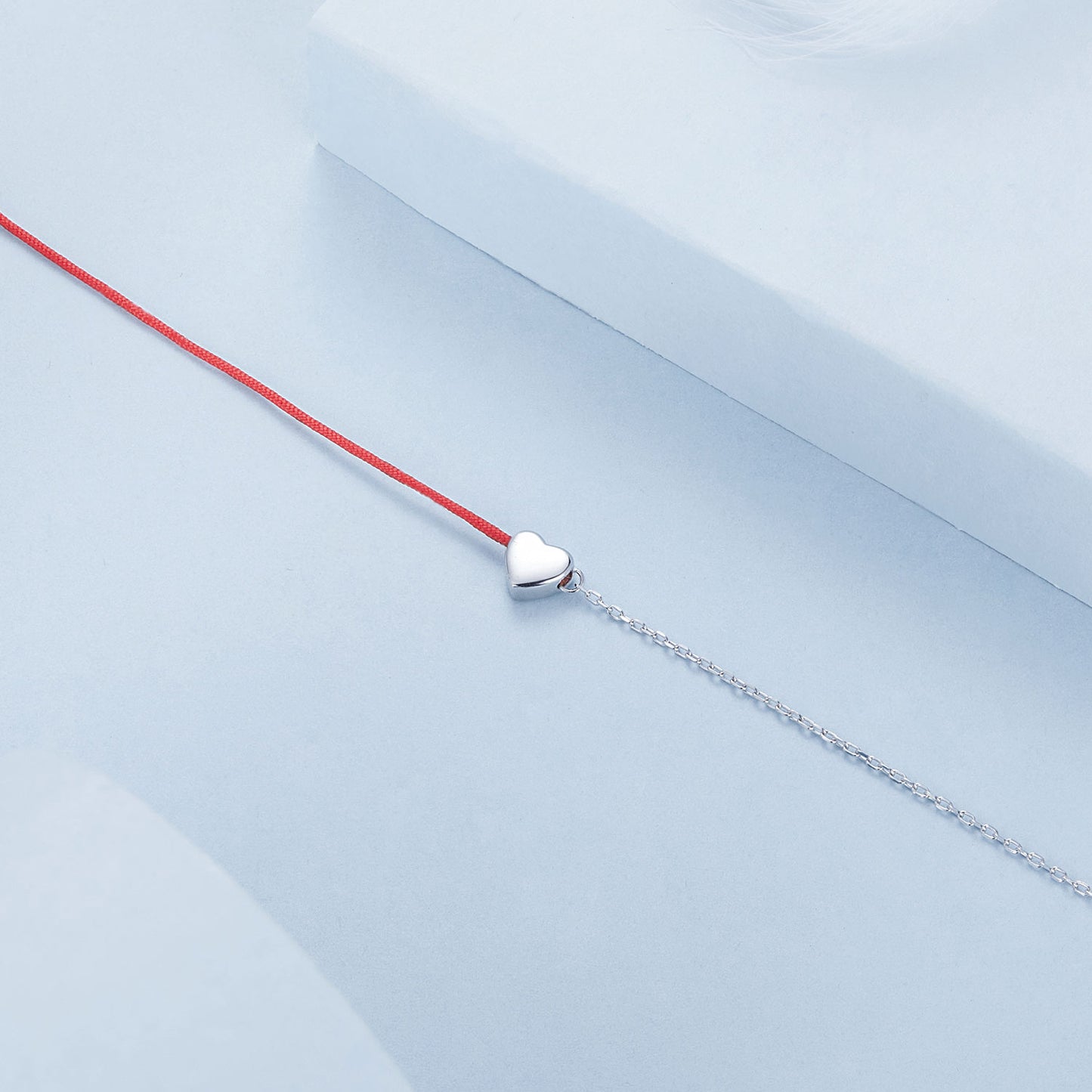 Red Thread Heart Bracelet