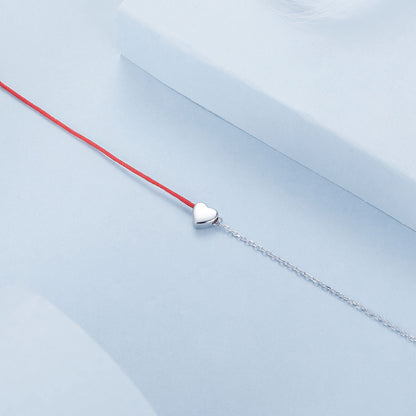 Red Thread Heart Bracelet