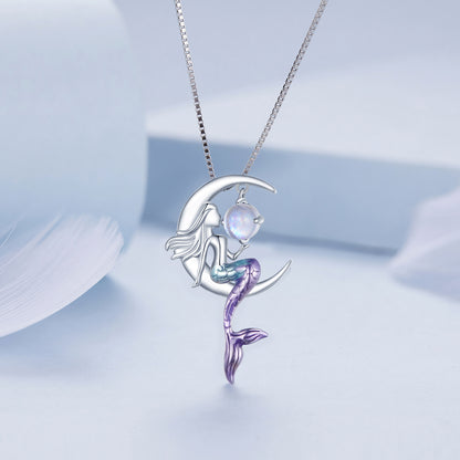 Mermaid Tail Pendant Necklace