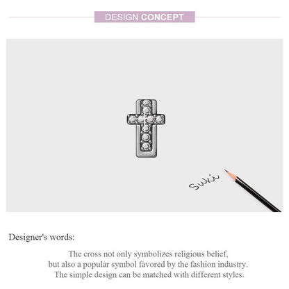 Cross Spacer Charm