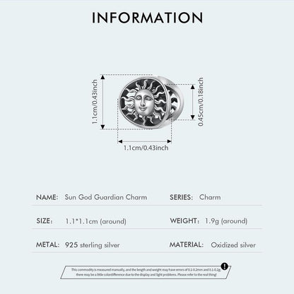 Sun God Guardian Charm